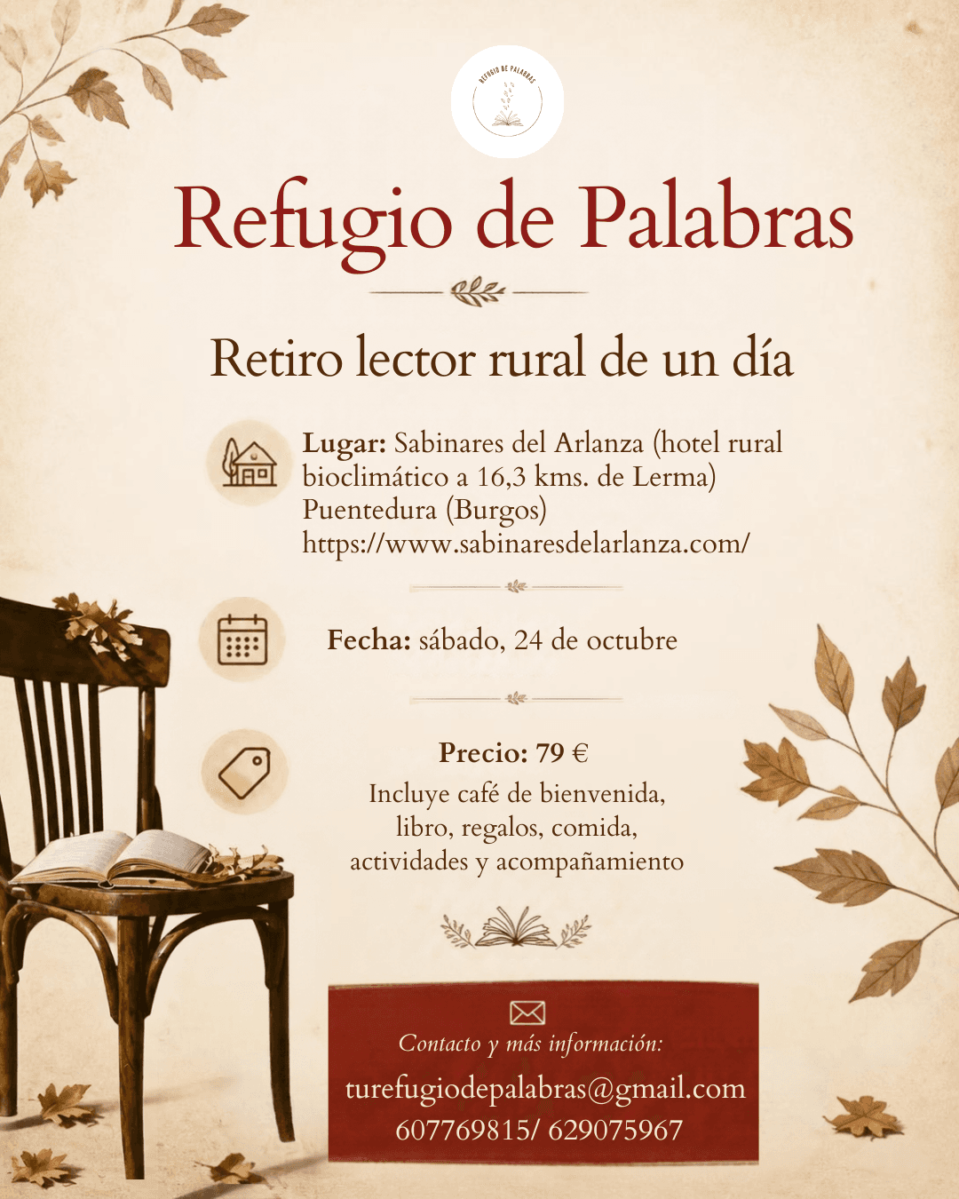 REFUGIO DE PALABRAS. RETIRO LECTOR