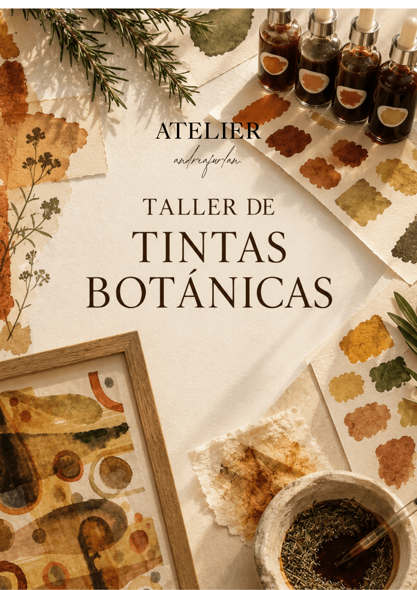 taller de tintas botanicas