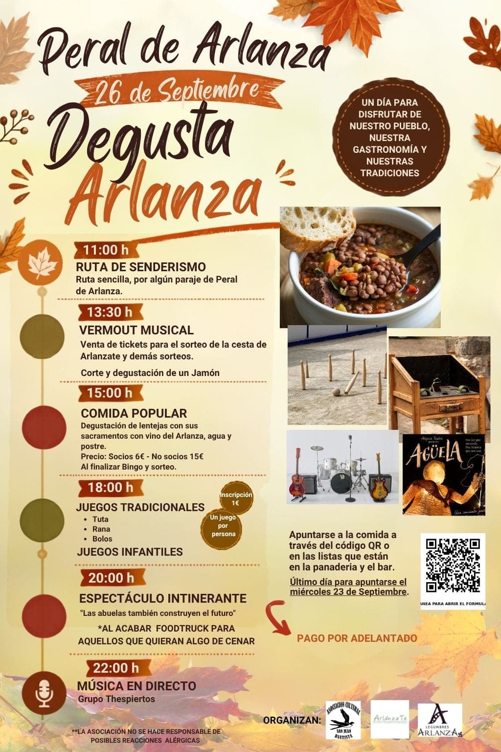 Degusta Arlanza 2026 en Peral de Arlanza | Gastronomía, tradición, senderismo y música