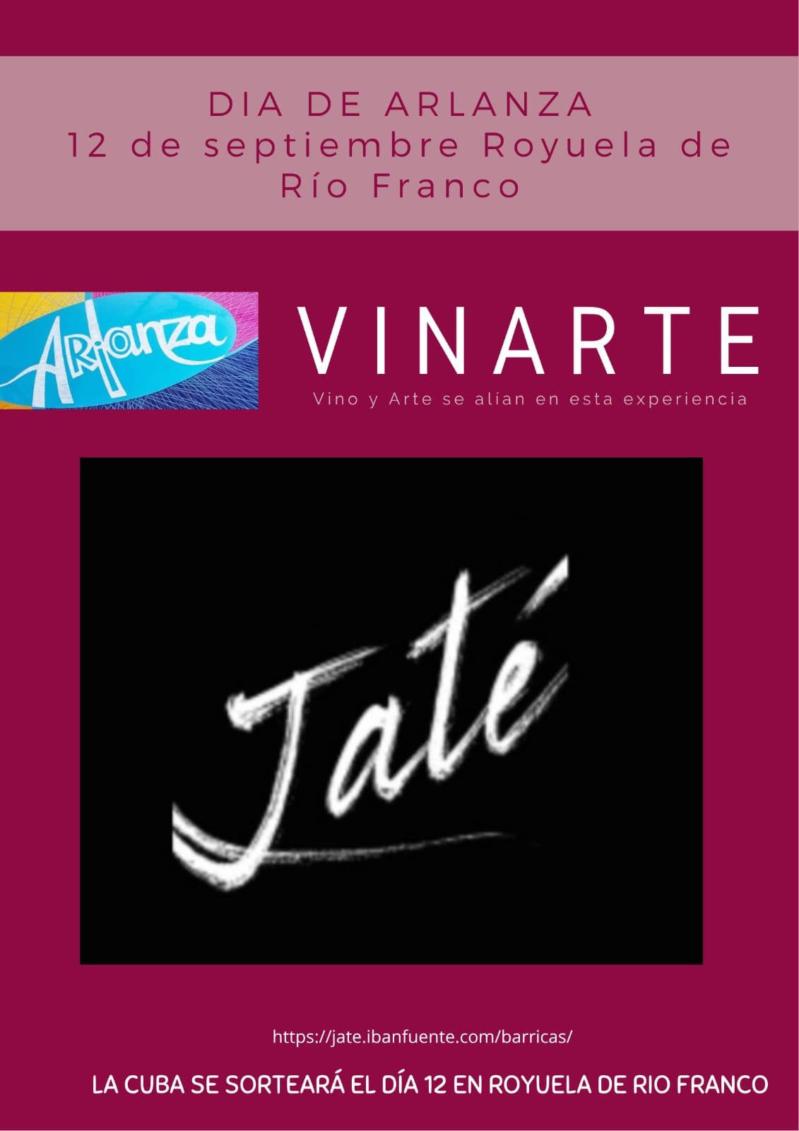 🍷 VinArte en el Día de Arlanza 2026 | Vino, arte y sorteo en Royuela de Río Franco