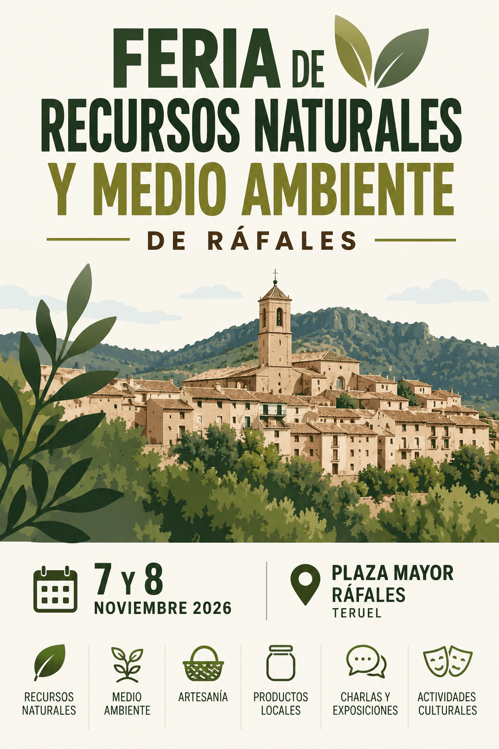 Feria de Recursos Naturales y Medio Ambiente de Ráfales 2026