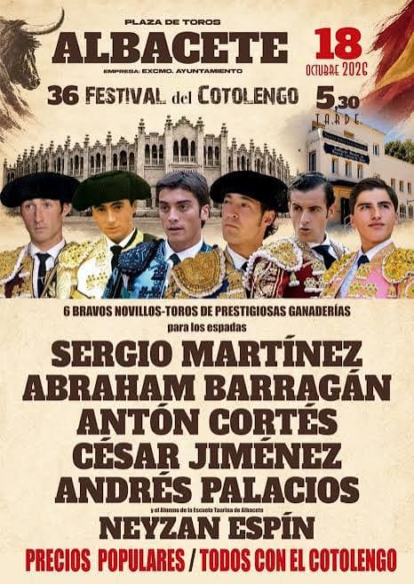 XXXVI Festival Taurino a beneficio del Cotolengo – Albacete 2026