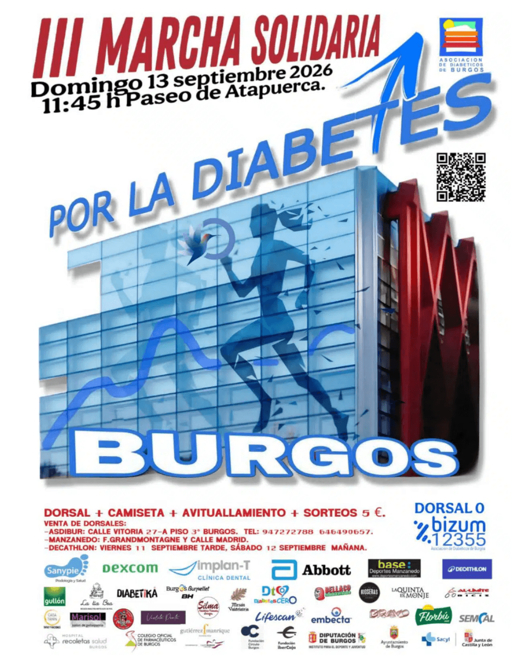 ASDIBUR 3ª Marcha Solidaria por la Diabetes Burgos